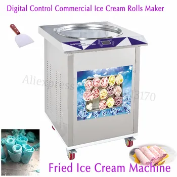 Electric Fried Ice Cream Roll Machine 55cm Single Pan Commercial Rolled Yogurt Machine Digital Control Brand New
Electric Fried Ice Cream Roll Machine 55cm Single Pan Commercial Rolled Yogurt Machine Digital Control Brand New