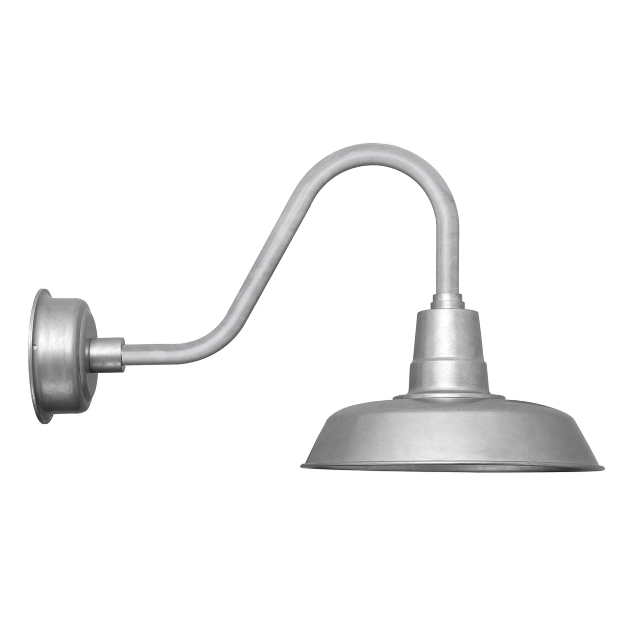 22 Rustic Oldage LED Barn Light in Galvanized Silver