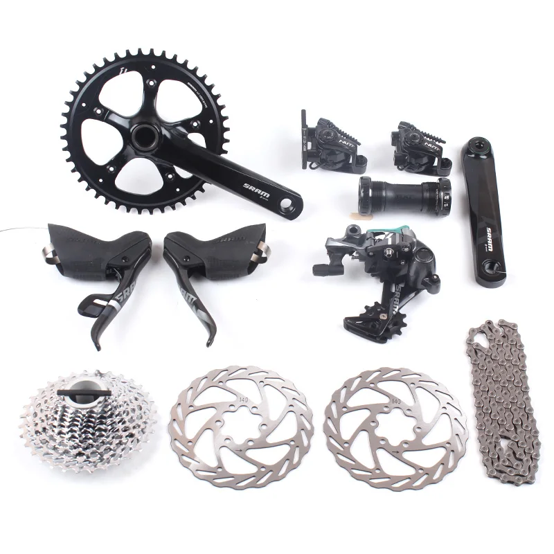 SRAM FORCE 1 11s 1x11s Road Bike Groupset APEX 1 S350 Cranket 44T 170mm 11-32T & NUTT DISC BRAKE 140mm Double Action Calipers
SRAM FORCE 1 11s 1x11s Road Bike Groupset APEX 1 S350 Cranket 44T 170mm 11-32T & NUTT DISC BRAKE 140mm Double Action Calipers