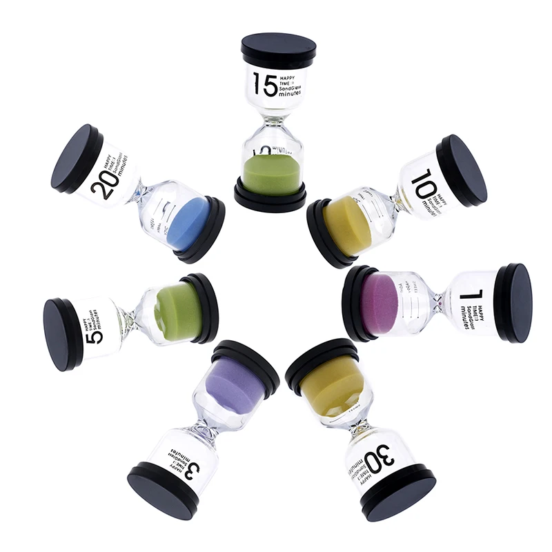 1Pc Timers 1/3/5/10/15/20/30 Minutes Hourglass Timer for Children Brush Teeth 7 Colors Home Ornament Desktop Mini Sand Clock
1Pc Timers 1/3/5/10/15/20/30 Minutes Hourglass Timer for Children Brush Teeth 7 Colors Home Ornament Desktop Mini Sand Clock