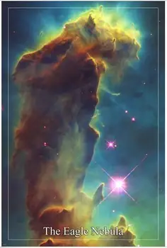 THE EAGLE NEBULA Hubble Space Telescope image SILK POSTER Decorative painting 24x36inch
THE EAGLE NEBULA Hubble Space Telescope image SILK POSTER Decorative painting 24x36inch