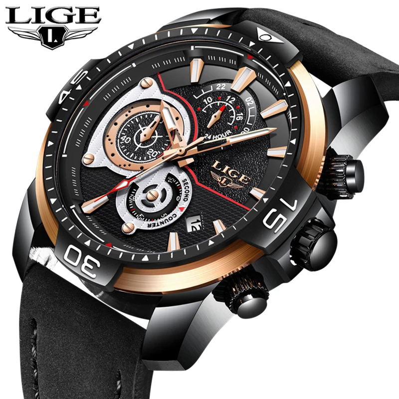 LIGE Men Watches Top Brand Luxury Sport Watch Waterproof Quartz Chronograph Casual Fashion Luminous Wristwatch Relogio Masculino
LIGE Men Watches Top Brand Luxury Sport Watch Waterproof Quartz Chronograph Casual Fashion Luminous Wristwatch Relogio Masculino