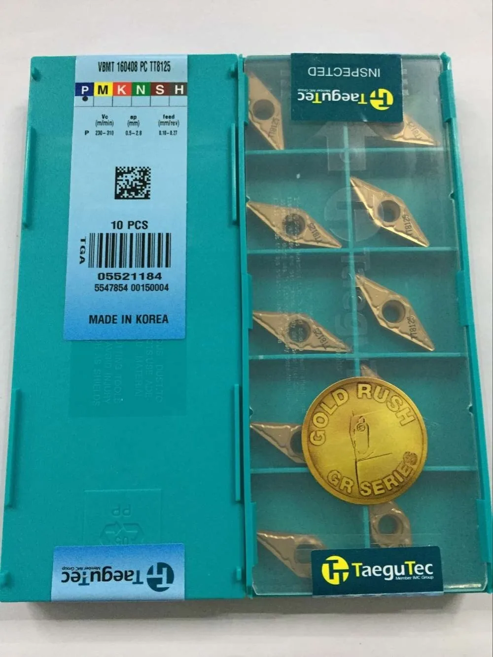 tungsten carbide inserts Taegutec VBMT160408PC TT8125 wholesale VBMT 160408 PC TT8125 for General turning of steel
tungsten carbide inserts Taegutec VBMT160408PC TT8125 wholesale VBMT 160408 PC TT8125 for General turning of steel