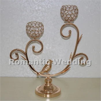 Free shipment 10PCS/lots 2 arms crystal candlestick with a bird for Wedding decorations event products party decorations
Free shipment 10PCS/lots 2 arms crystal candlestick with a bird for Wedding decorations event products party decorations