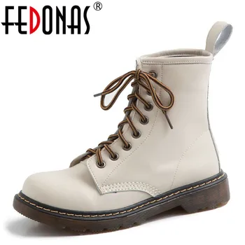FEDONAS Newest Women Genuine Leather Ankle Boots High Heels Classic Party Shoes Woman Autumn Winter Warm Short Motorcycle Boots
FEDONAS Newest Women Genuine Leather Ankle Boots High Heels Classic Party Shoes Woman Autumn Winter Warm Short Motorcycle Boots