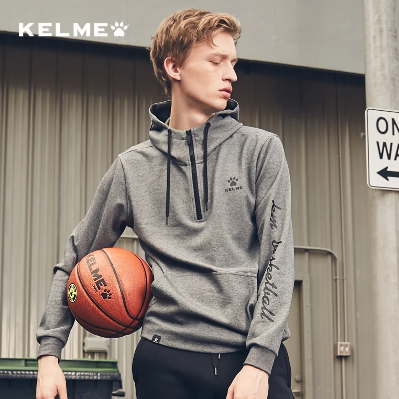 KELME Sportwear fitness Male Warm Soccer Basketball Casual Loose Hooded Sweater 3881333
KELME Sportwear fitness Male Warm Soccer Basketball Casual Loose Hooded Sweater 3881333