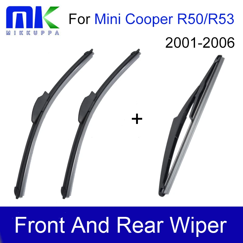Front And Rear Wiper Blades For Mini Cooper R50/R53 2001 2002 2003 2004 2005 2006 Windshield Windscreen Wiper Auto Car Styling
Front And Rear Wiper Blades For Mini Cooper R50/R53 2001 2002 2003 2004 2005 2006 Windshield Windscreen Wiper Auto Car Styling