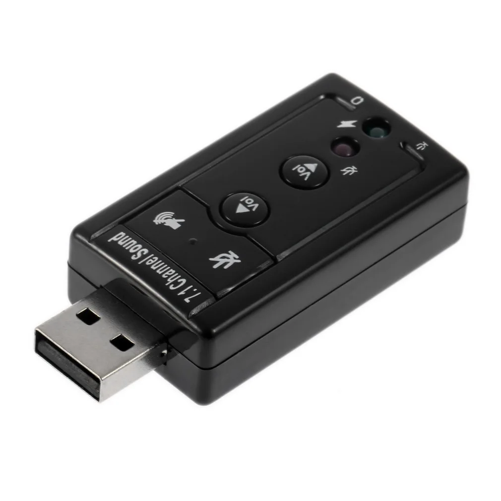 Hot 1pc Mini USB 2.0 3D External 7.1 Channel Virtual 12Mbps Audio Sound Card Adapter Newest
Hot 1pc Mini USB 2.0 3D External 7.1 Channel Virtual 12Mbps Audio Sound Card Adapter Newest