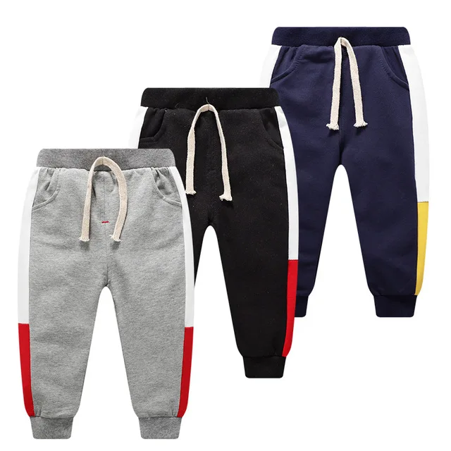 Spring Autumn Boys Pants 2 3 4 5 6 Years Drawstring Trousers Stripe Splice Cotton Sweatpants for Boys Toddler Baby Casual Pants
Spring Autumn Boys Pants 2 3 4 5 6 Years Drawstring Trousers Stripe Splice Cotton Sweatpants for Boys Toddler Baby Casual Pants