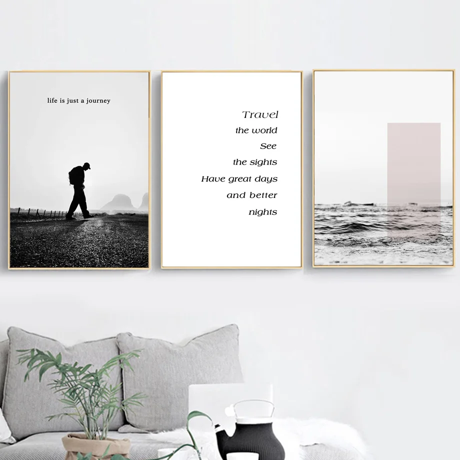Sea Travel Landscape Quotes Nordic Posters And Prints Wall Art Canvas Painting Wall Pictures For Living Room Pop Art Home Decor
Sea Travel Landscape Quotes Nordic Posters And Prints Wall Art Canvas Painting Wall Pictures For Living Room Pop Art Home Decor
