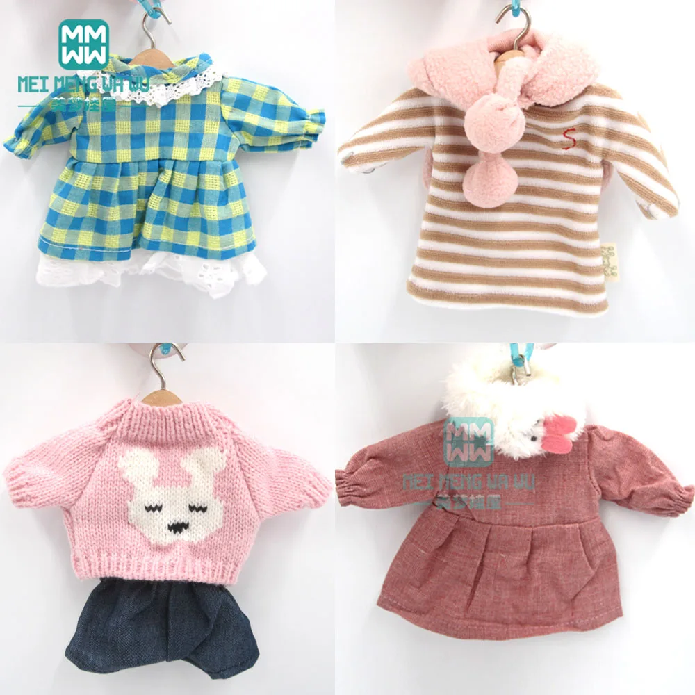 30cm doll clothes for 1/6 BJD Doll rabbit Cat Bear Plush Toys Soft Dress Skirt Sweater doll accessories
30cm doll clothes for 1/6 BJD Doll rabbit Cat Bear Plush Toys Soft Dress Skirt Sweater doll accessories