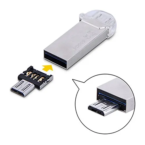 Ascromy 2 шт. мини USB флэш-диск U диск OTG конвертер адаптер для Xiaomi HTC Samsung Galaxy Note HuaWei