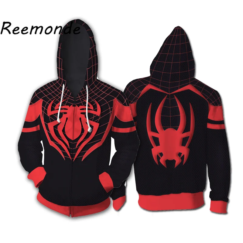 Marvel Movie Spiderman Men Hoodie Sweatshirts Tops 3d Print Superhero Hooded Adult Zipper Black Red Hoodies Jacket Peter Parker
Marvel Movie Spiderman Men Hoodie Sweatshirts Tops 3d Print Superhero Hooded Adult Zipper Black Red Hoodies Jacket Peter Parker