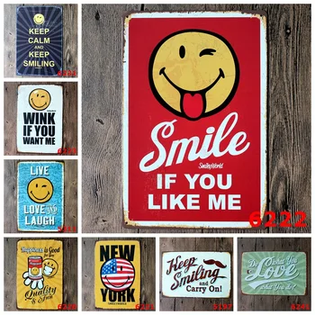 Metal Stickers Tin Sign Pub Club Gallery Poster tips Vintage Plaque Decor Plate No Smile face Signs Metal Poster
Metal Stickers Tin Sign Pub Club Gallery Poster tips Vintage Plaque Decor Plate No Smile face Signs Metal Poster