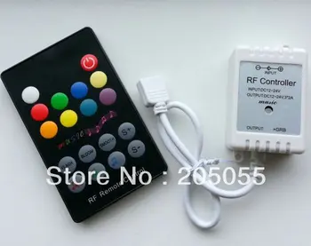 5pcs/Lot 18key SOUND Sensor MUSIC CONTROLLER with RF remote for 3528 5050 RGB LED strip light 12v-24v 3*2A
5pcs/Lot 18key SOUND Sensor MUSIC CONTROLLER with RF remote for 3528 5050 RGB LED strip light 12v-24v 3*2A