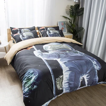 New Brand 3D Bedding set Astronaut Cat Captain Bed duvet cover black background Color Twin/Full/Queen Size 3pcs For Boys gift
New Brand 3D Bedding set Astronaut Cat Captain Bed duvet cover black background Color Twin/Full/Queen Size 3pcs For Boys gift