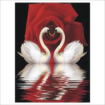 Diamond Painting Full Square Drill Home Decoration Cross Stitch Mosaic Diamond Embroidery Needlework Two Swan Lover Rose D003
Diamond Painting Full Square Drill Home Decoration Cross Stitch Mosaic Diamond Embroidery Needlework Two Swan Lover Rose D003