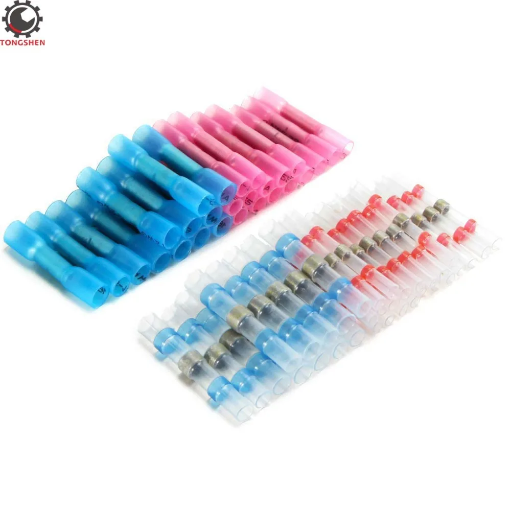 60pcs Waterproof Wire Connectors Solder Seal Wire Connectors Heat Shrink Crimp Butt Connectors Electrical Wire Terminals
60pcs Waterproof Wire Connectors Solder Seal Wire Connectors Heat Shrink Crimp Butt Connectors Electrical Wire Terminals