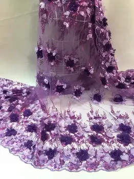 2017 Latest African French Lace Fabric High Quality swiss voile 3d lace purple color Tulle Lace Fabric For sewing Wedding dress
2017 Latest African French Lace Fabric High Quality swiss voile 3d lace purple color Tulle Lace Fabric For sewing Wedding dress