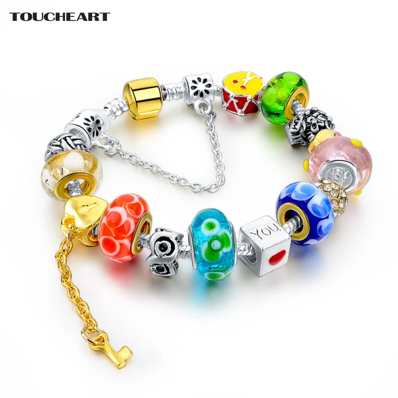 TOUCHEART Multi-color I love Your Heart Bracelet&Bangles Charms For Women Girl Luxury Brand Jewelry Making Bracelets SBR160015
TOUCHEART Multi-color I love Your Heart Bracelet&Bangles Charms For Women Girl Luxury Brand Jewelry Making Bracelets SBR160015