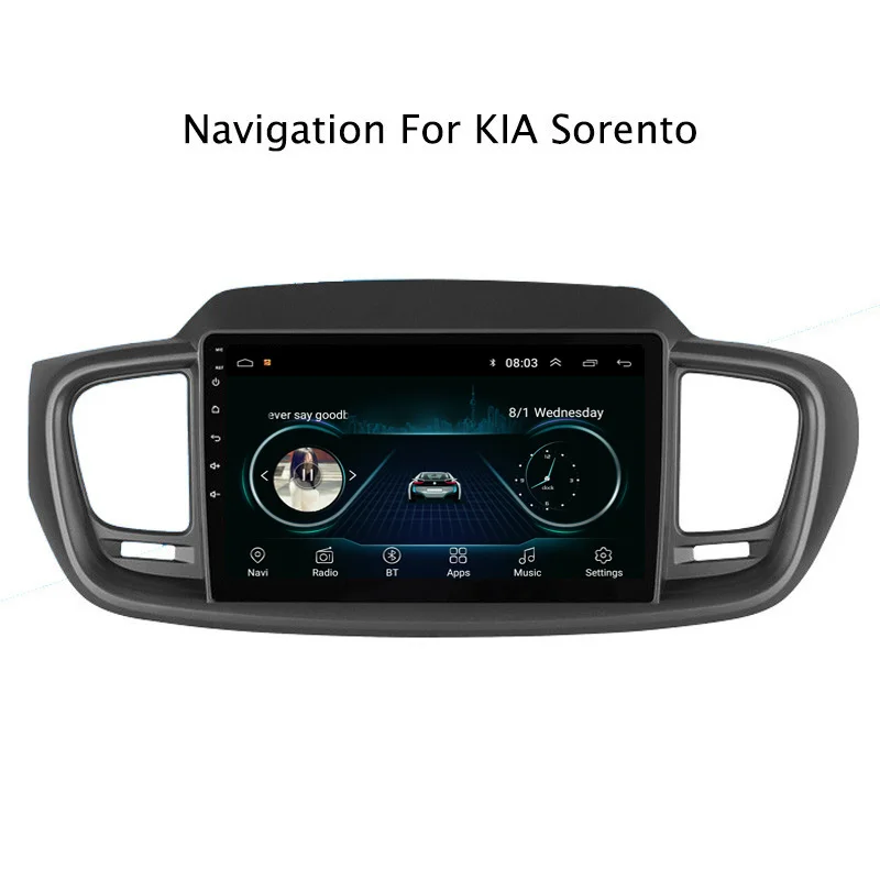 10 1 "2.5D IPS Android 8 автомобильный DVD GPS плеер для Kia Sorento 2015 2016 Радио стерео головное