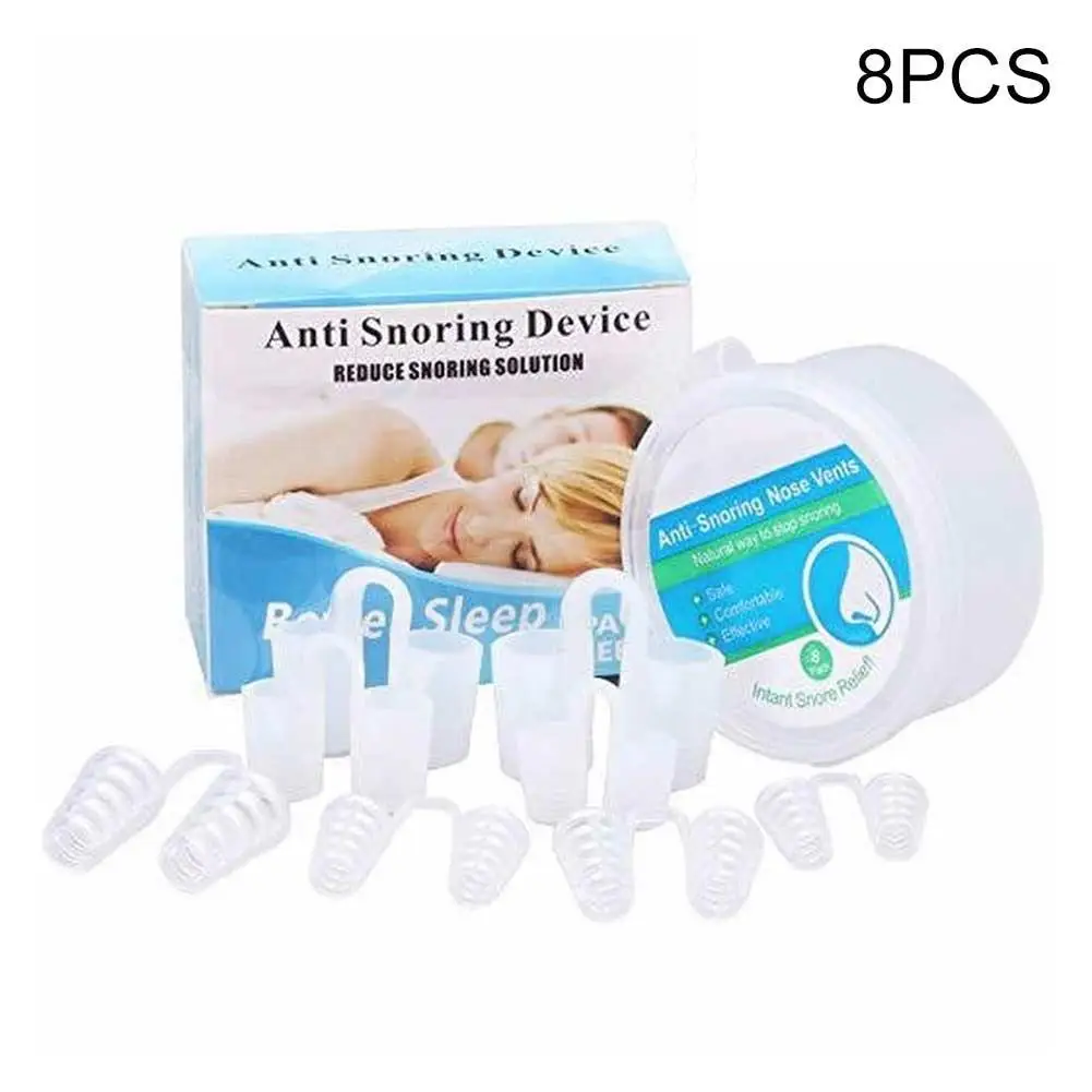 8pcs/box Healthy Care Sleeping Tool Snore-ceasing Apnea Nose Mini Nasal Clip Anti Breathe Aid Stop Snoring Device Equipment
8pcs/box Healthy Care Sleeping Tool Snore-ceasing Apnea Nose Mini Nasal Clip Anti Breathe Aid Stop Snoring Device Equipment