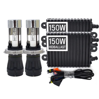 SKYJOYCE Car Headlight High Power 150W H4 Bixenon HID Kit 4300K 5000K 6000K H4 Hi/Lo Bixenon Bulb AC 12V 150W HID Ballast Kit
SKYJOYCE Car Headlight High Power 150W H4 Bixenon HID Kit 4300K 5000K 6000K H4 Hi/Lo Bixenon Bulb AC 12V 150W HID Ballast Kit