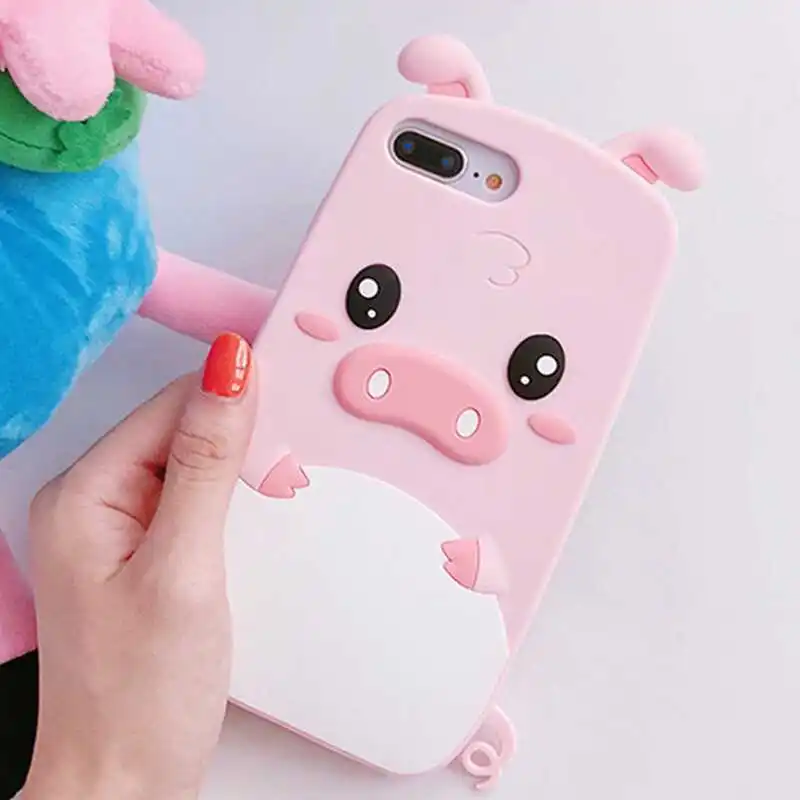 Wixcen 3D Pink Cartoon Pig Phone Case for Iphone 6 6s 7 8 Plus X Korea Soft Silicone Rubber Case Back Cover Fundas Capa
Wixcen 3D Pink Cartoon Pig Phone Case for Iphone 6 6s 7 8 Plus X Korea Soft Silicone Rubber Case Back Cover Fundas Capa