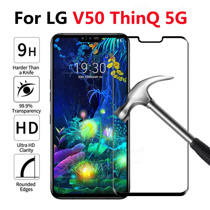 Full cover Tempered glass For LG V50 ThinQ 5G case on For LG V50 V 50 Protective Protection glass lgv50 6.26inch touch Glas 9h
Full cover Tempered glass For LG V50 ThinQ 5G case on For LG V50 V 50 Protective Protection glass lgv50 6.26inch touch Glas 9h