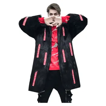 2017New Men's Winter Faux Fur Jacket Black Style Long Windbreaker Thick Warm Fashion Man Leahter Fur Coat
2017New Men's Winter Faux Fur Jacket Black Style Long Windbreaker Thick Warm Fashion Man Leahter Fur Coat