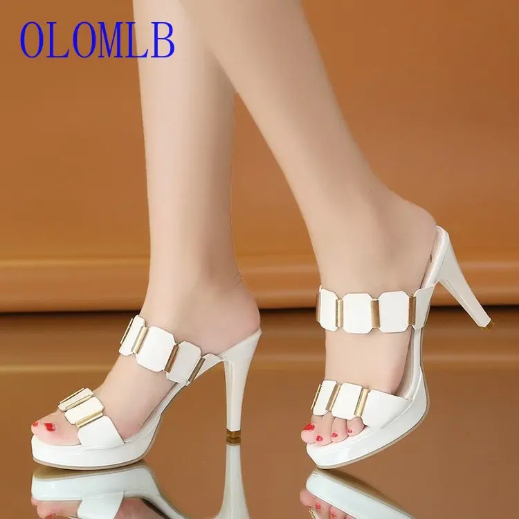 OLOMLB Sandals Women High Heels Female Heels Sandalia Feminina Ladies Pump Shoes Party Wedding Peep Toe Shoes Black Sandalias
OLOMLB Sandals Women High Heels Female Heels Sandalia Feminina Ladies Pump Shoes Party Wedding Peep Toe Shoes Black Sandalias