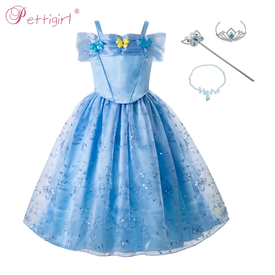 Pettigirl Summer Flower Girl Party Dress Blue Cinderella Costume Fancy Dress Kids Halloween Cosplay Party Costumes GD50310-02
Pettigirl Summer Flower Girl Party Dress Blue Cinderella Costume Fancy Dress Kids Halloween Cosplay Party Costumes GD50310-02