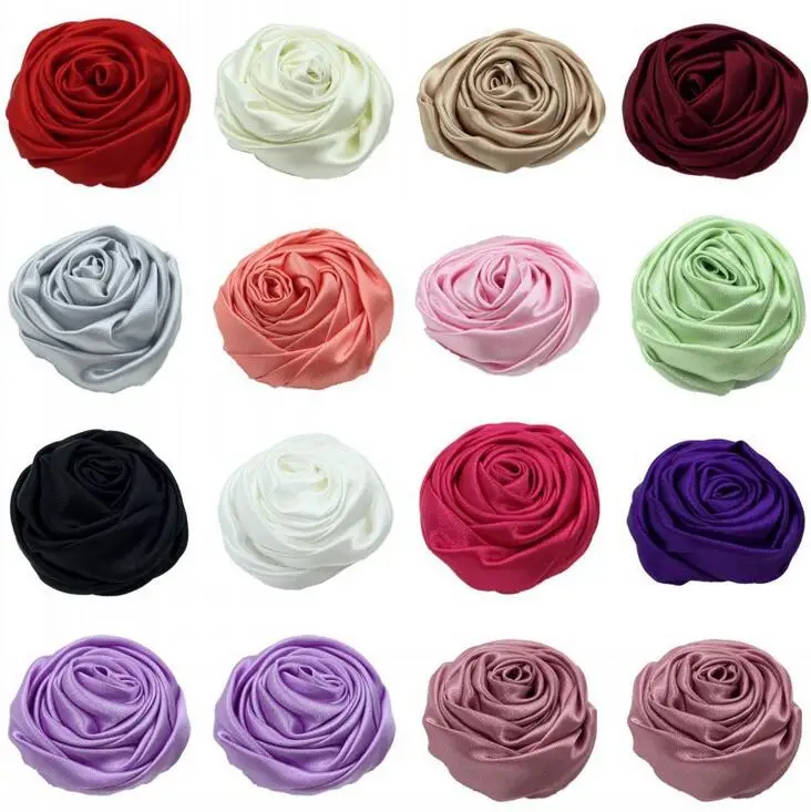 30pcs/lot 4cm 14colors Newborn Handmade Rolled Soft Satin Rose Flowers Artifcial Solid DIY Fabric Flowers For Baby Headbands
30pcs/lot 4cm 14colors Newborn Handmade Rolled Soft Satin Rose Flowers Artifcial Solid DIY Fabric Flowers For Baby Headbands