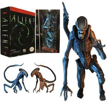 18cm 2pcs/set NECA Aliens 3 Blue Alien Xenomorph Predators Riple Superman PVC Action Figure Model Toy Gift
18cm 2pcs/set NECA Aliens 3 Blue Alien Xenomorph Predators Riple Superman PVC Action Figure Model Toy Gift