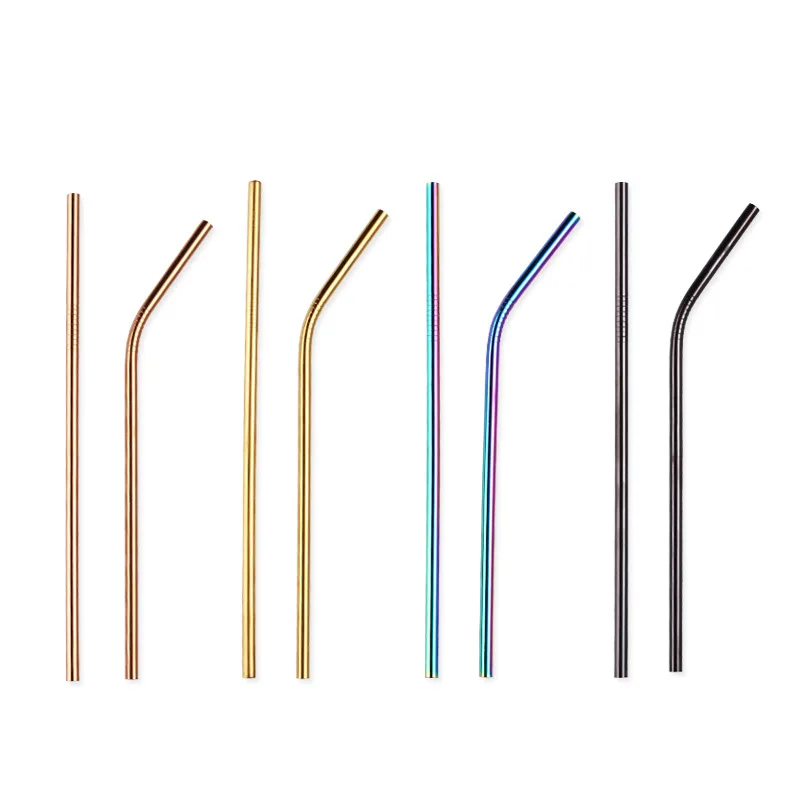 Reusable Drinking Straw 304 Stainless Steel Metal Straw with Cleaner Brush For Mugs 20oz Wholesale Custom logo 215mm 8mm 1pcs
Reusable Drinking Straw 304 Stainless Steel Metal Straw with Cleaner Brush For Mugs 20oz Wholesale Custom logo 215mm 8mm 1pcs