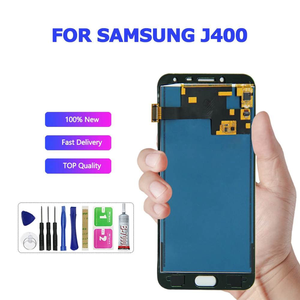 AAA для samsung Galaxy J4 J400F J400G/DS SM ЖК дисплей + сенсорный экран дигитайзер сборка запчасти