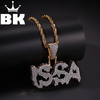 THE BLING KING Custom ISSA With Water drop Necklace Hip Hop Full Iced Out Cubic Zirconia gold sliver CZ Stone
THE BLING KING Custom ISSA With Water drop Necklace Hip Hop Full Iced Out Cubic Zirconia gold sliver CZ Stone