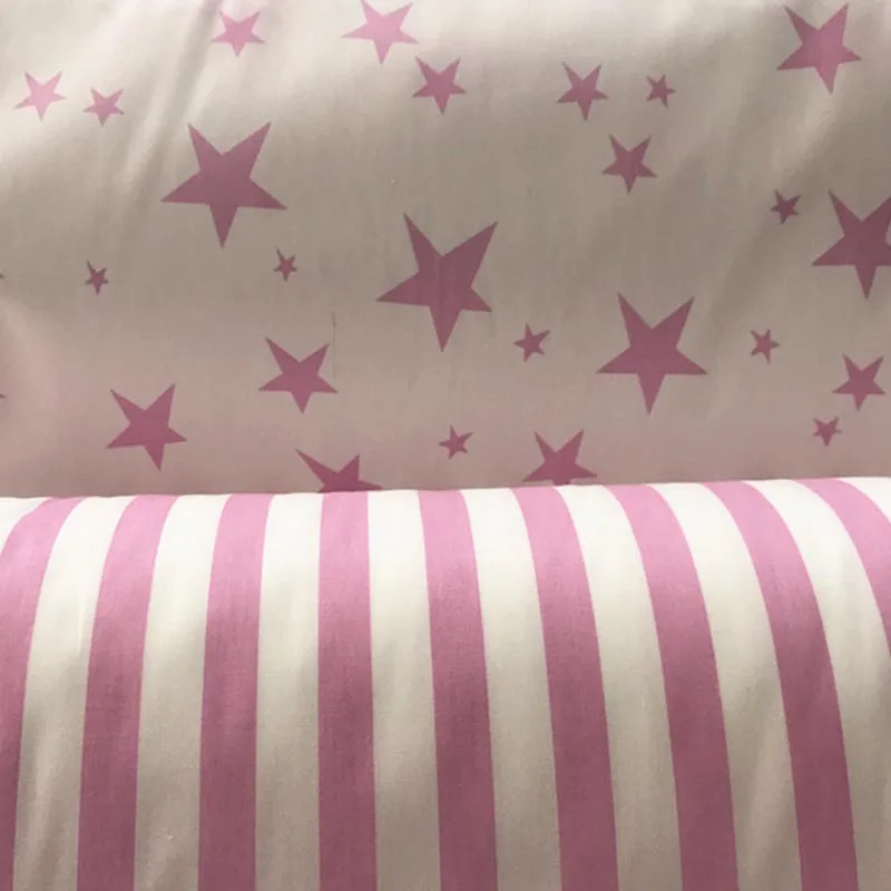 100% cotton twill cloth white PINK stars stripe fabrics for DIY kids crib bedding cushions home decor handwork quilting TEXTILE
100% cotton twill cloth white PINK stars stripe fabrics for DIY kids crib bedding cushions home decor handwork quilting TEXTILE