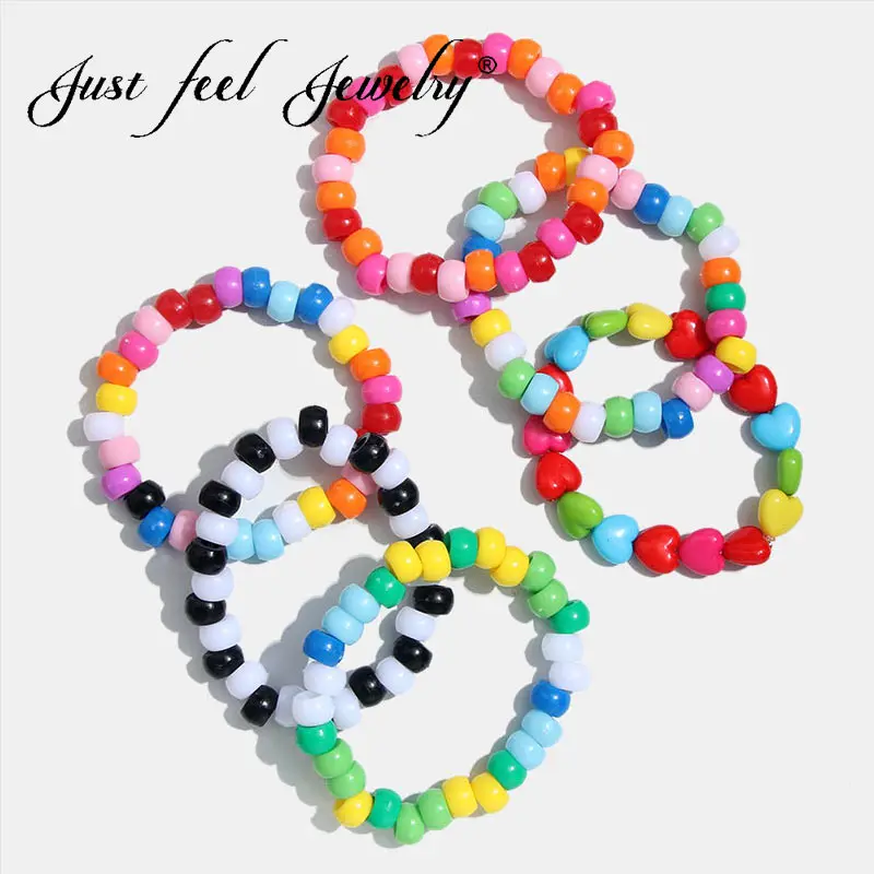 JUST FEEL 2019 New Colorful Bracelet Bangle For Women Girls Statement Fashion Boho Acrylic Elastic Bracelet Jewelry Accessories
JUST FEEL 2019 New Colorful Bracelet Bangle For Women Girls Statement Fashion Boho Acrylic Elastic Bracelet Jewelry Accessories