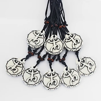 Wholesales 6pcs Yak Bone Powder Resin Carved Taino Frog Pendants Necklace Black Wax Cotton Cord Adjustable
Wholesales 6pcs Yak Bone Powder Resin Carved Taino Frog Pendants Necklace Black Wax Cotton Cord Adjustable