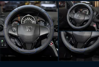 genuine Leather Car Steering Wheel Cover 36cm 14inch for audi tt honda civic jade hyundai ix25 ix35 kia k2 toyota vela etc. 
genuine Leather Car Steering Wheel Cover 36cm 14inch for audi tt honda civic jade hyundai ix25 ix35 kia k2 toyota vela etc.