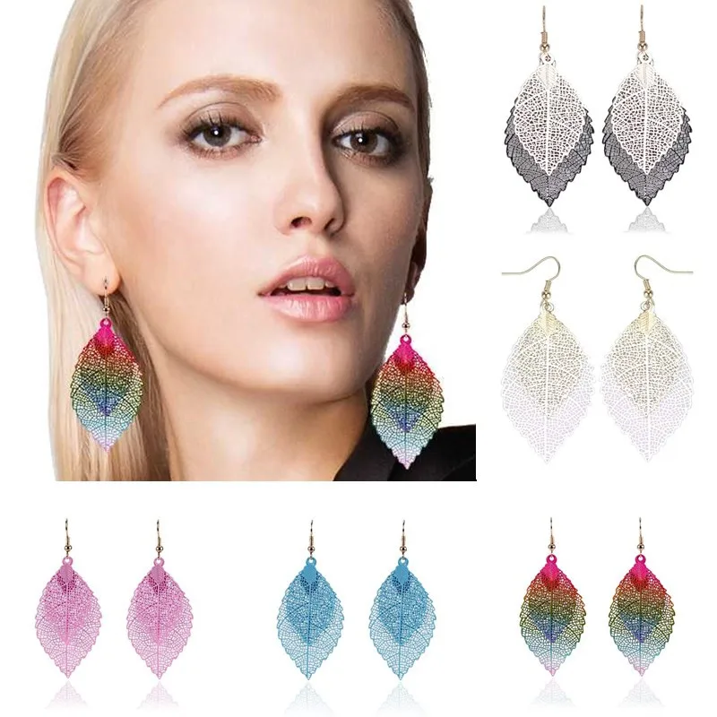 Fashion Punk Lovely Women Exaggeration Earring Jewelry Gift Double Leaf Metal Stud Earrings Wild Simple Two-color Alloy Leaves
Fashion Punk Lovely Women Exaggeration Earring Jewelry Gift Double Leaf Metal Stud Earrings Wild Simple Two-color Alloy Leaves