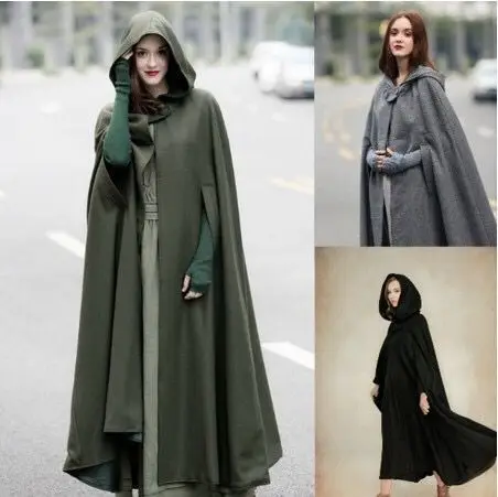 Women Poncho Autumn Casual Cape Blue Chic Cloak Girl Boho Fashion Ladies Stylish Poncho Coat Hooded Cape Trendy Witch Cosplay
Women Poncho Autumn Casual Cape Blue Chic Cloak Girl Boho Fashion Ladies Stylish Poncho Coat Hooded Cape Trendy Witch Cosplay