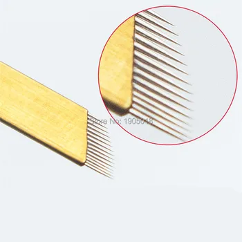 10 board Golden 15pin floating eyebrows needle permanent Stainless steel Elasticity tattoo eyebrown needle Tattoo Manual needle
10 board Golden 15pin floating eyebrows needle permanent Stainless steel Elasticity tattoo eyebrown needle Tattoo Manual needle