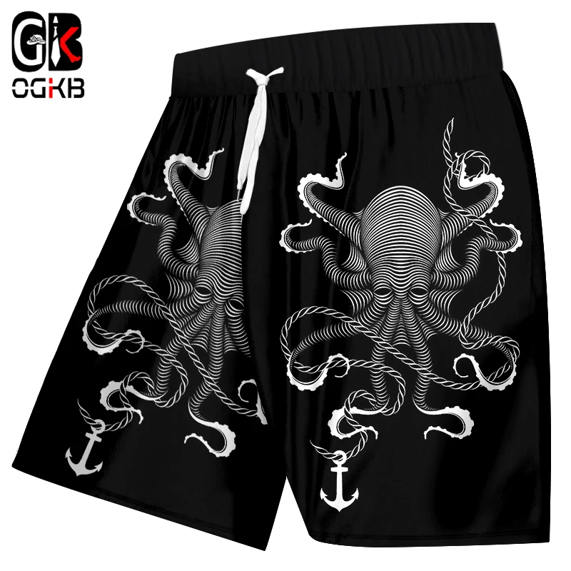 OGKB Mens Beach Shorts Summer Cool Print Inkfish Marine Anchor 3d Board Bermuda Shorts Man Fitness Workout Knee-Length Trouses
OGKB Mens Beach Shorts Summer Cool Print Inkfish Marine Anchor 3d Board Bermuda Shorts Man Fitness Workout Knee-Length Trouses