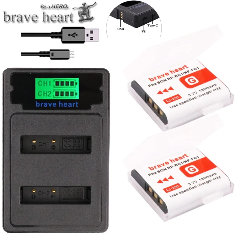2x bateria NP BG1 FG1 NP-BG1 battery + LCD DUAL charger for SONY DSC-H3 DSC-H7 DSC-H9 DSC-H10 DSC-H20 DSC-H50 DSC-H55 DSC-H70
2x bateria NP BG1 FG1 NP-BG1 battery + LCD DUAL charger for SONY DSC-H3 DSC-H7 DSC-H9 DSC-H10 DSC-H20 DSC-H50 DSC-H55 DSC-H70