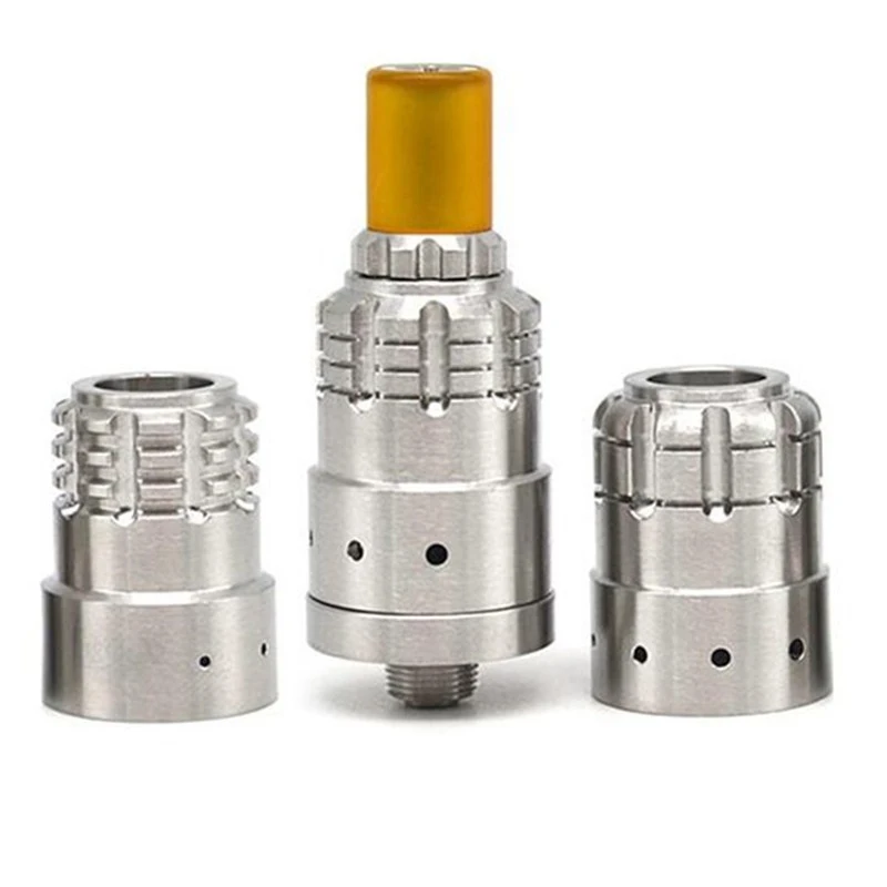 900 BF RDA MTL Vaping Gentle Club 316 SS 18mm diameter Rebuildable Dripping Atomizer Singel coil dual post design VS Goon rda
900 BF RDA MTL Vaping Gentle Club 316 SS 18mm diameter Rebuildable Dripping Atomizer Singel coil dual post design VS Goon rda