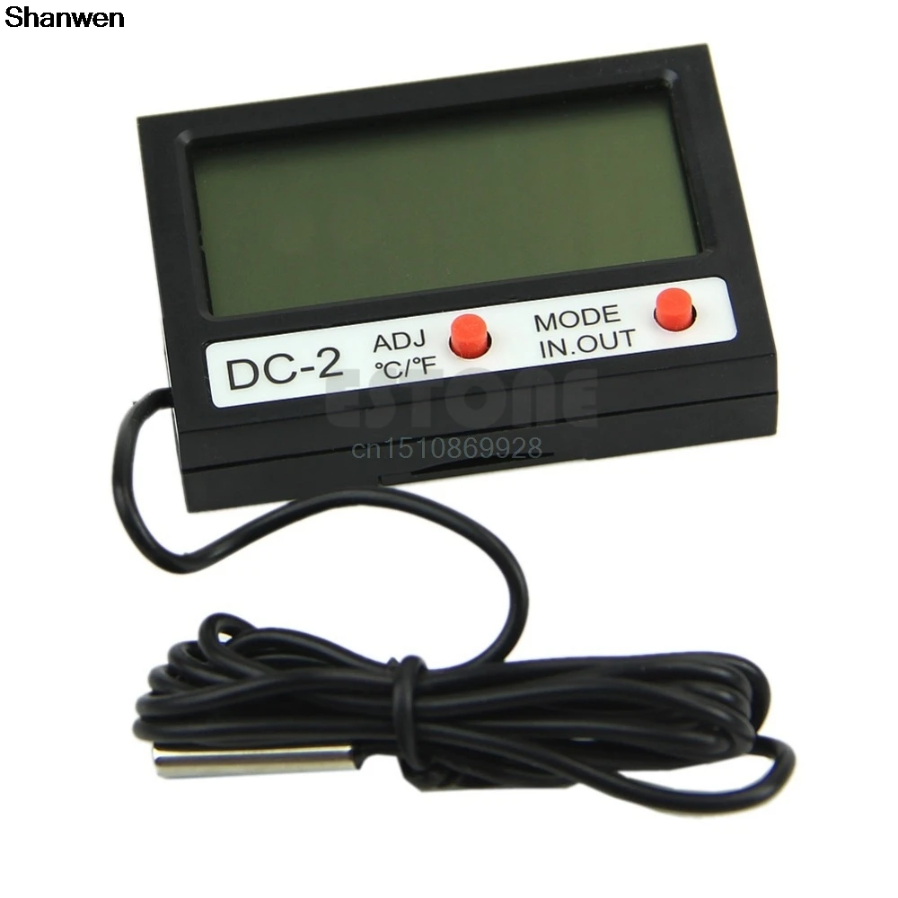 Digital Temperature LCD Indoor / Outdoor Hygrometer Thermometer Humidity Temperature Meter
Digital Temperature LCD Indoor / Outdoor Hygrometer Thermometer Humidity Temperature Meter
