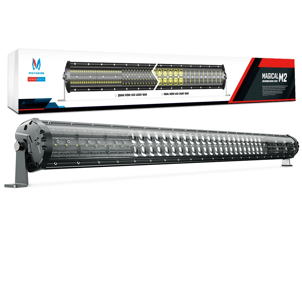 MICTUNING M2 Dual Row 42'' LED Light Bar Magical M2 Aerodynamic Off Road Driving Light Wiring Harness for J eep ATV Truck Boat
MICTUNING M2 Dual Row 42'' LED Light Bar Magical M2 Aerodynamic Off Road Driving Light Wiring Harness for J eep ATV Truck Boat