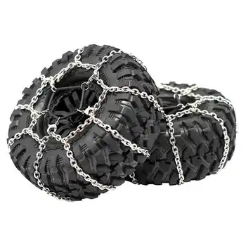 2PCS 1/10 Crawler Steel Snow Chain for 1.9 Crawler Tire 1:10 RC Car Buggy Truck
2PCS 1/10 Crawler Steel Snow Chain for 1.9 Crawler Tire 1:10 RC Car Buggy Truck